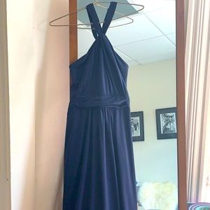 J- Crew Vera Wang Navy Dress Size 4